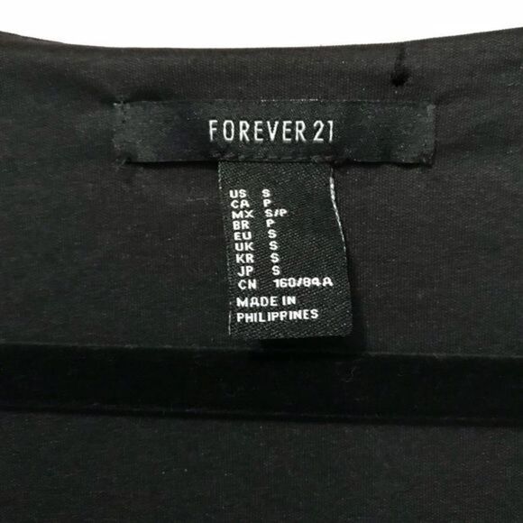 NWOT. Forever 21 black sparkly black dress - Picture 3 of 6